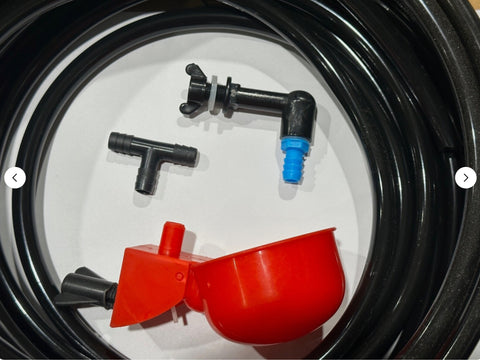 Red Quail Watering Cup Starter Kit (20 Cup Kit)