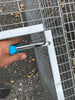 Heavy-Duty Galvanized Metal Rabbit Cage Door Guards – Wire Edge Protectors (Pack of 4)