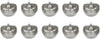 Small Stainless Rabbit Watering Cups 10 Pack