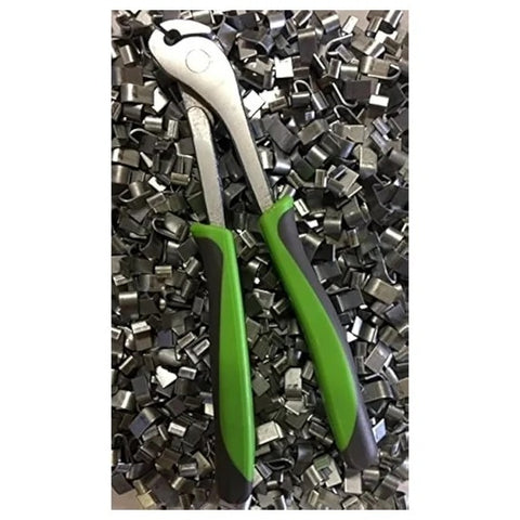 J-clip Pliers Green + 2 LBS of J-Clips