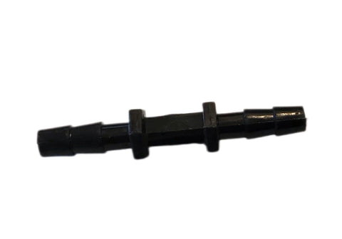 3/16" Black Straight Coupler (For 3/16" ID Tubing)