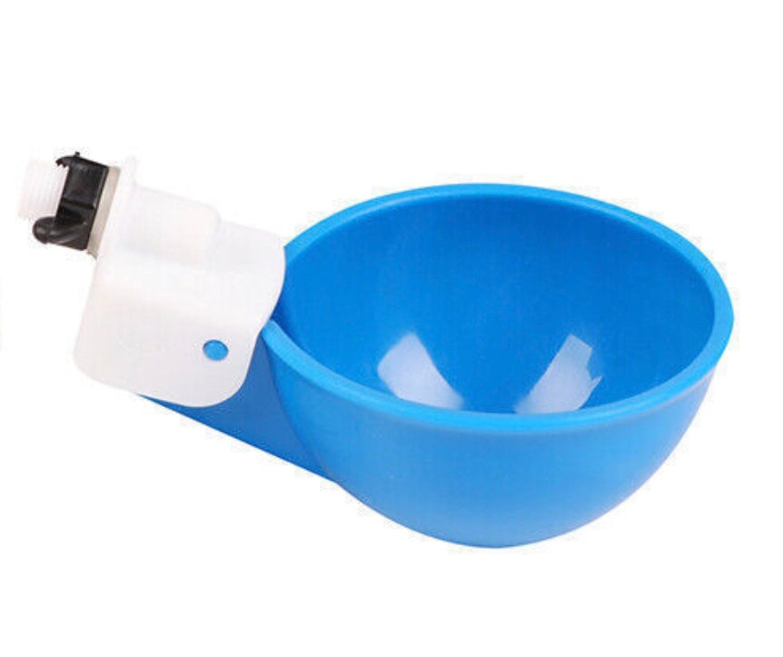 Blue Auto Fill Chicken Watering Cups (2.5 inch)