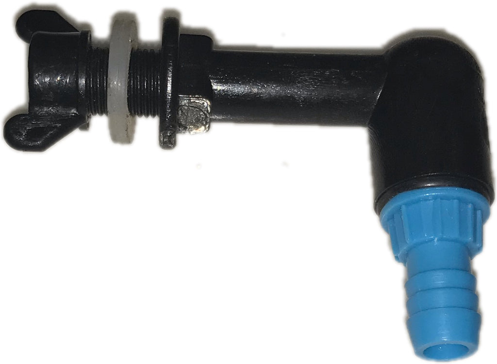Bucket connector with 5/16” barb