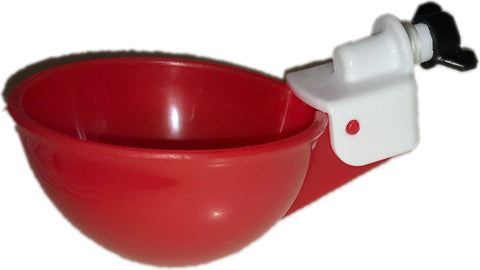 Red Auto Fill Chicken Watering Cups