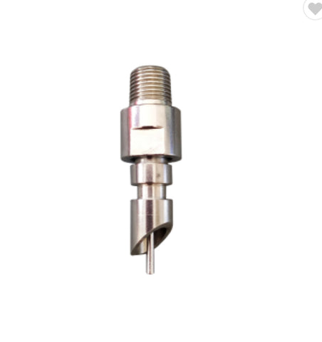 Threaded Stainless Steel Nipple with internal spring (SE11)