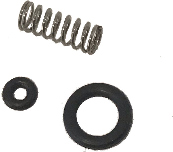 Replacement Spring, and 2 O-ring for brass nipples with 3/16” barb or 1/8” threads