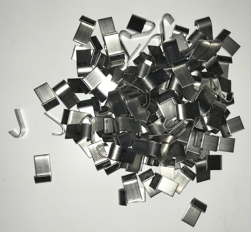 Stainless Steel  J-Clips Per Pound