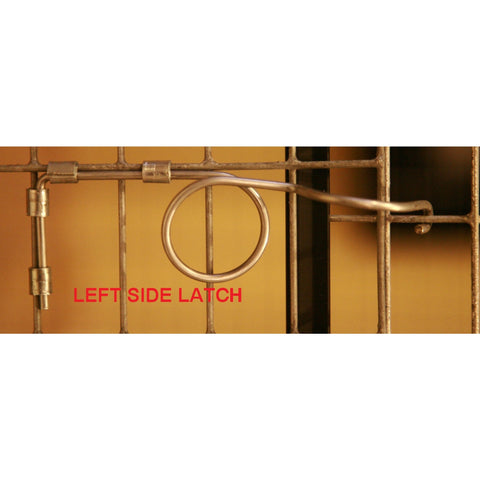 Unpolished Stainless Steel Wire Spring Door Latch (Left)